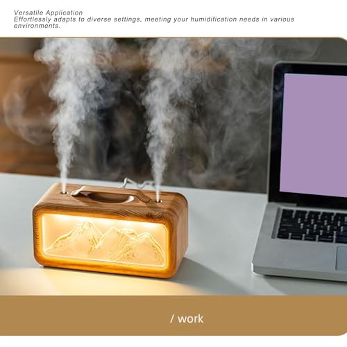 Humidificador de Escritorio con Difusor y Luz LED miniatura 4