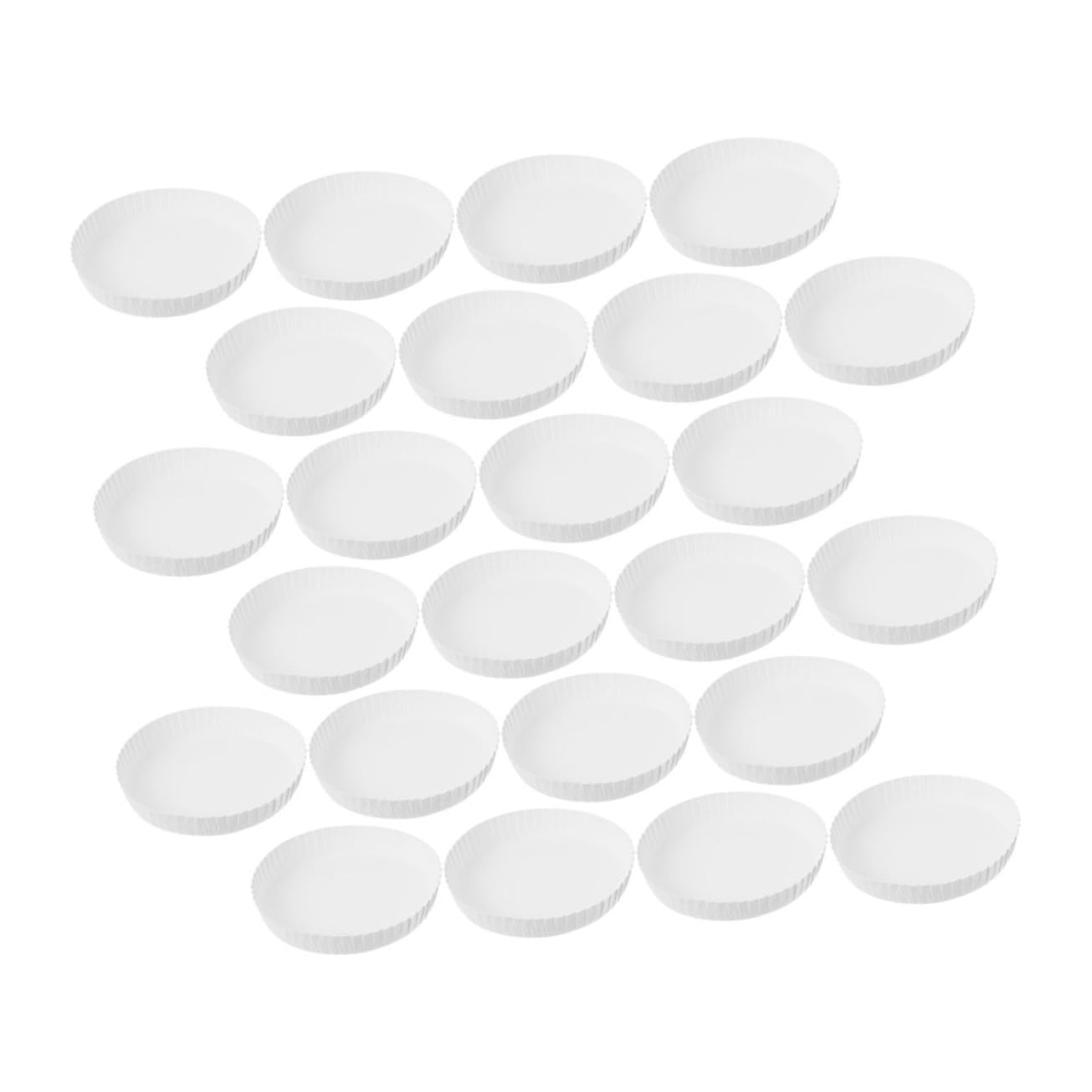 Garneck 200pcs Disposable Paper Cup Lids Dust Drinking Cup Covers for Bars Restaurants Convenient No Cleanup Required Design