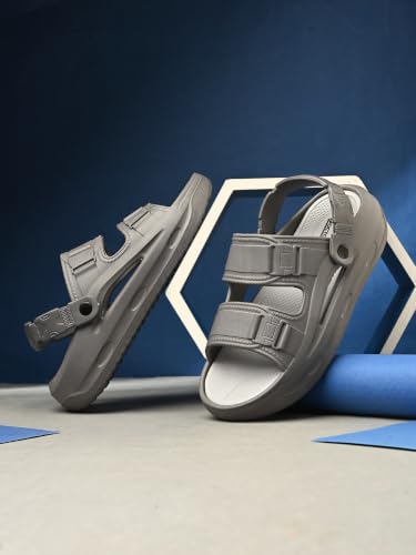 Image of DOCTOR HEALTH SUPER SOFT Men's Sports Sandals | Lightweight EVA Sandals with Back Strap | Anti-Skid Cushioned Comfort Outdoor Casual Walking Sandals