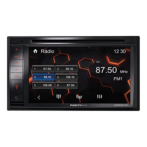 Central Multimídia Bluetooth E Espelhamento, Pósitron, 13024000