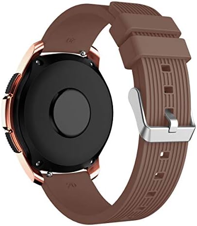 KOMI Watch Straps compatible with Galaxy Watch 42mm / 46mm, Silicone Fitness Sports Replacement Band (42mm, dark blue)