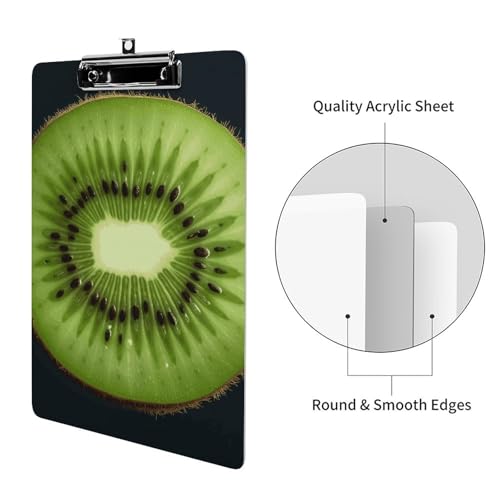 Porte-bloc imprimé Kiwi A4 à utiliser n'importe où avec style - 3