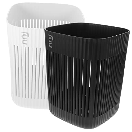 HOUDERCO 2 Piezas Bote De Basura De Cocina Cubo De Basura De La Cocina Contenedores De Reciclaje Bote De Basura Automatico Bote De Basura Sin Contacto Cesta El Plastico