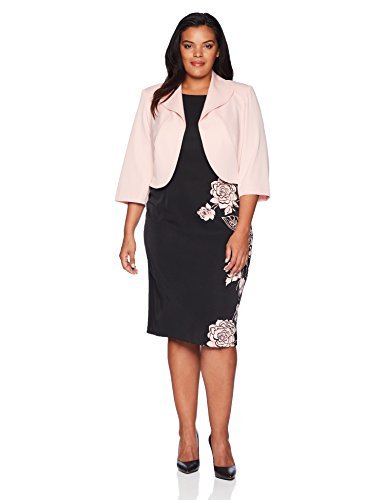 Maya Brooke Womens Side Floral Print Jacket Dress Plus | Desertcart Barbados