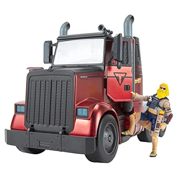 FORTNITE FNT0733 Mudflap – fjärrstyrd funktion fordon med rörlig actionfigur och tillbehör, leksaker från 8 år Mudflap – Relaxed Fit Jonesy