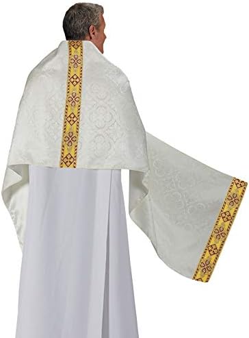 CCS Humeral Veil-Avignon Collection-White (22" W x 108" L)