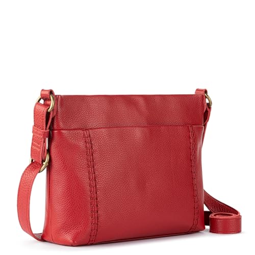 The Sak Melrose Crossbody Purse - Premium Leather Women's Handbag for Everyday & Travel - Cross Body Bag With Zipper Closure2