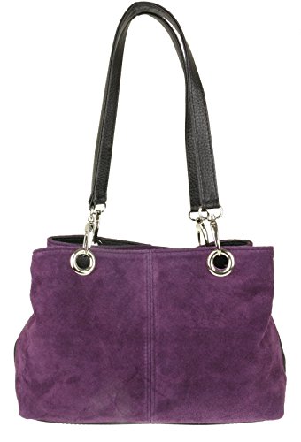 Sac en daim de fabrication italienne de la marque Girly Handbags