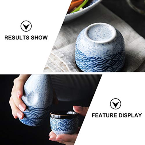 DOITOOL 5-Delige Keramische Japanse Sake Set Sake Serveerset Sake Cups Set 180Ml 20Ml - Image 8