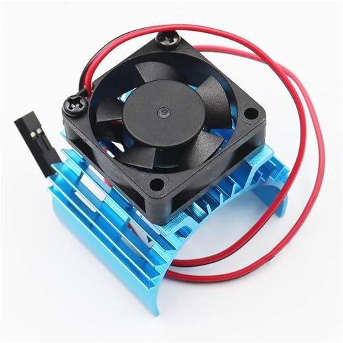 MIXVZARF RC Upgrade Accessories for HSP 1:10 RC Car 540 550 3650 3660 Size Motor Heat Sink RC Parts Electric Car Brushless Motor Heatsink Cover Cooling Fan RC Car Accessories
