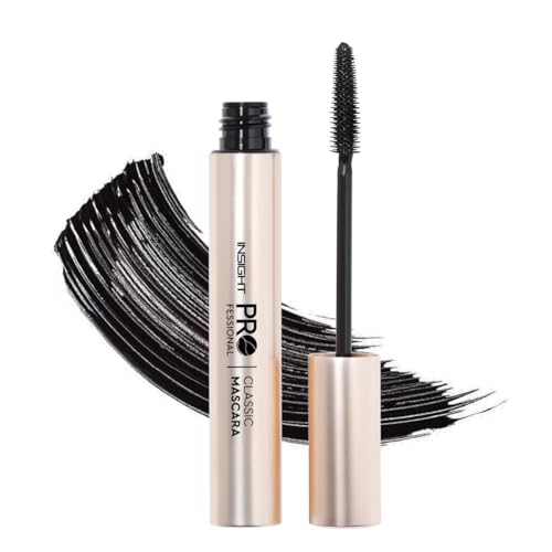 INSIGHT Professional Classic Mascara | Volumizing, Lengthening & Defining | Clump-Free | Smudge-Proof | Jet Black – 10g