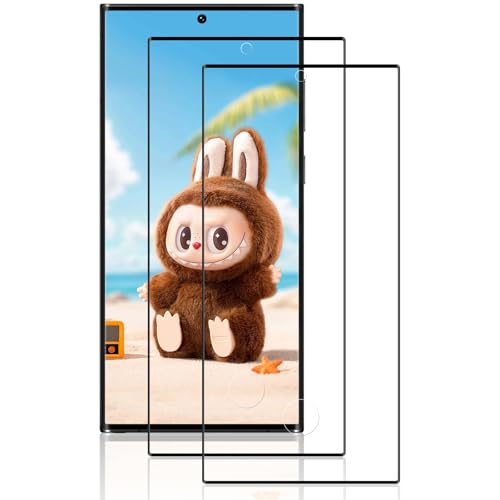 Beukei Protector de Pantalla Compatible con Samsung Galaxy S23 Ultra, 2 Piezas Vidrio[Dureza 9H][Antihuellas][Antiarañazos][Ultra Claro] Pantalla Movil