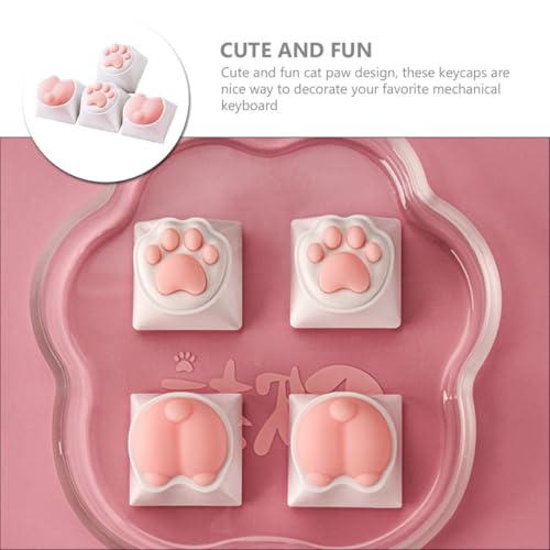 Teclas de silicona de pata de gato para personalizar tu teclado mecánico de PC 3