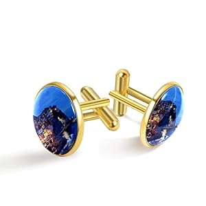 Italië cinque terre Manchetknopen voor mannen set gepersonaliseerd