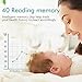 Mosen Baby, Ear and Forehead Thermometer, Digital Infrared, 1s Quick Reading, 40 Data Storage, 3 Colors Backlight, 4 IN 1, Non-Contact, Battery Powered, Adult Thermometer