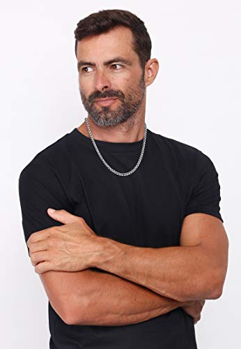 Kuzzoi - Collana da Uomo con Maglia a Treccia (5