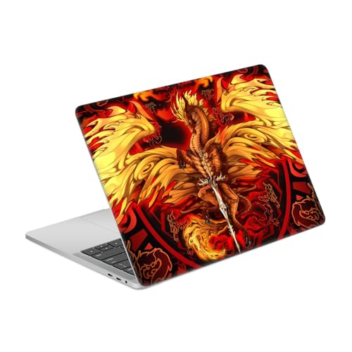 Skin MacBook Pro 13 A2338 autocollant vinyle de protection au design dragon de Ruth Thompson