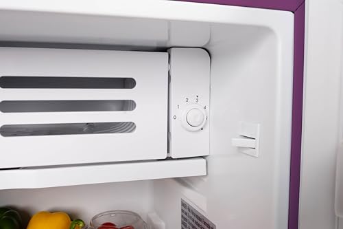 Image of Frigidaire Refrigerator-Retro Mini Fridge Energy Saving-Adjustable Thermostat Control- Ideal for Dorm, Office, RV, Garage, Apartment 3.1 Cu Ft, PLUM
