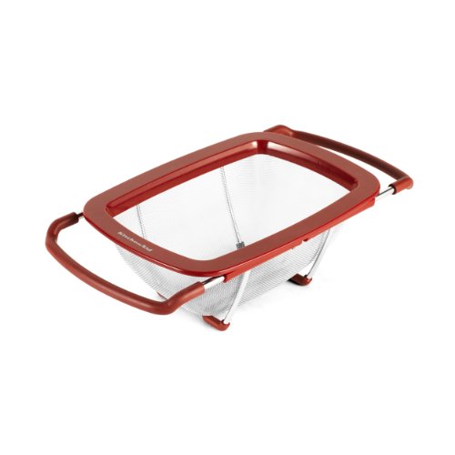 KitchenAid Expandable Colander Strainer (Red) by Lifetime Brands