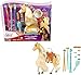 Spirit L'indomptable, coffret Miradero figurine cheval Chica Linda avec longue crinière à coiffer et accessoires fidèles au film, jouet pour enfant, GXF71