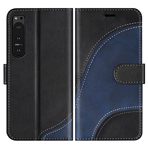 BoxTii Coque pour Sony Xperia 5 IV, Portefeuille Etui en Cuir PU, Magnétique Protection Housse...