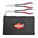 Knipex Tools 9K 00 80 128 US 11" Extra Long Needle Nose Pliers Set with Keeper Pouch,