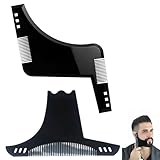 XENQITO 2 Pezzi Stencil Pettine per Barba, Pettine Stencil Barba,...