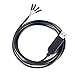 DTech USB to TTL Serial 3.3V Adapter Cable TX RX Signal 4 Pin 0.1 inch Pitch Female Socket PL2303 Prolific Chip Windows 10 8 7 XP Vista (6ft, Black)