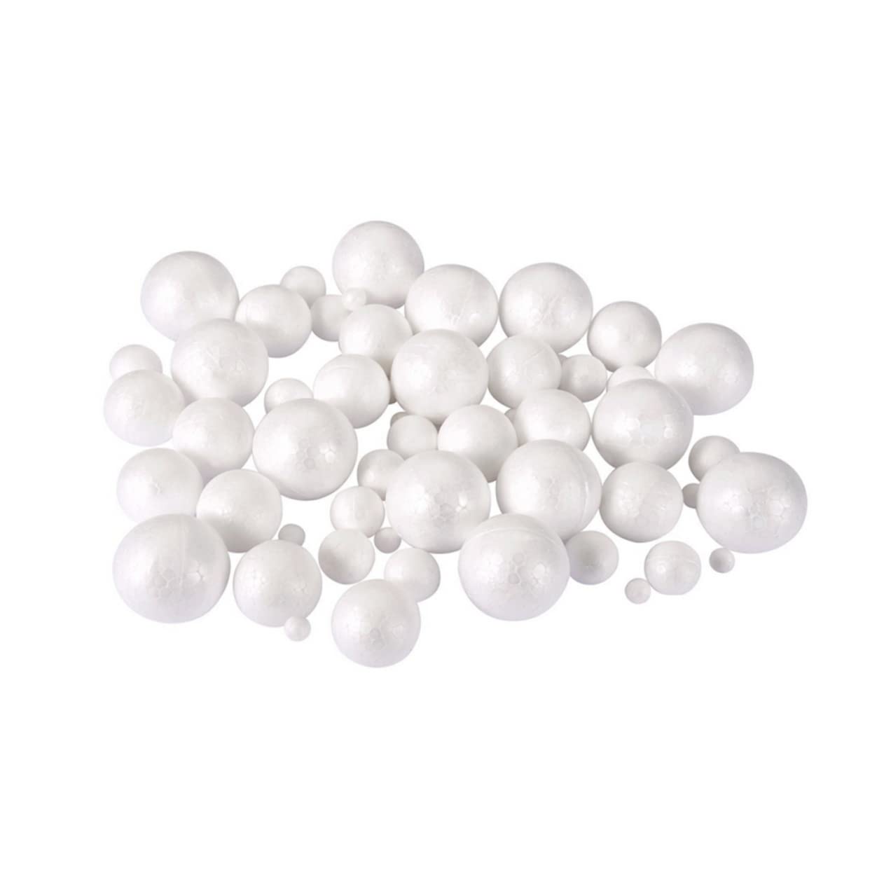 SHINEOFI 10pezzi Palline di Polistirolo da Decorazioni Fai da Te per Feste Alta Densità Superficie Liscia per Facile Verniciatura per Modellismo e Lavoretti
