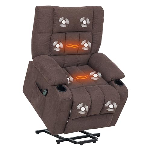 VUOVUS Power Lift Recliner Chair with Massage & Heat, Electric