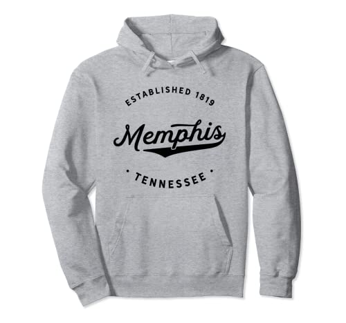 Classic Retro Vintage Memphis Tennessee 1819 USA Novelty Sudadera con Capucha