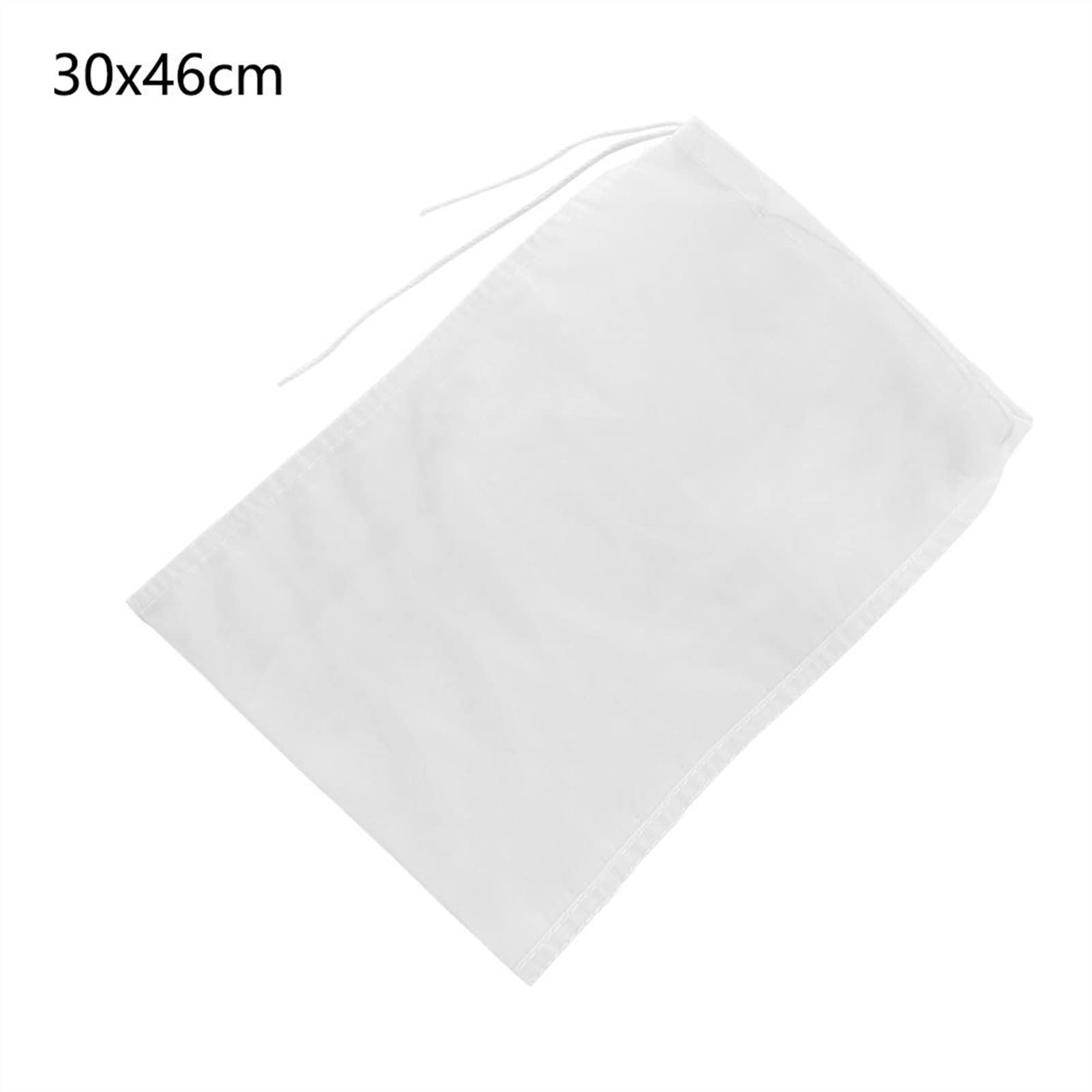Tamiz de harina Reutilizable Malla Fina for Vino, Zumo, Leche Soja, Frutos Secos, té, Bolsa Filtro Nailon, Forma tazón, for Alimentos(30x46cm)
