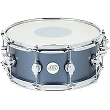 6" x 14" Snare Drum with 10-ply Maple Shell Construction True-Tone Wires - Blue Slate True-Pitch Tension Rods Mini Turret Lugs MAG Throw Off