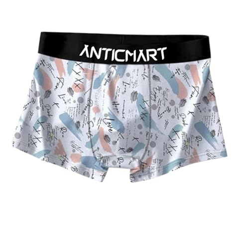Image of Men's Extra Thin Elastic Ice Silk Underwear - Long, Comfortable, Breathable Boxer Brief Trunks (Pack of 3)