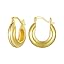 Hinged Hoop-Yellow Gold