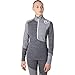 Produktbild ORTOVOX Womens Fleece Light Zip Neck Jacket, Grey Blend, L