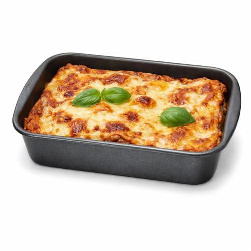 Terryshop74® Mini Teglia per Friggitrice ad Aria 23x15,5x5 cm – Teglia Antiaderente per Air Fryer 5-8 Litri – Ideale per Porzioni Singole, Dolci e Preparazioni Salate – Cottura Senza Olio