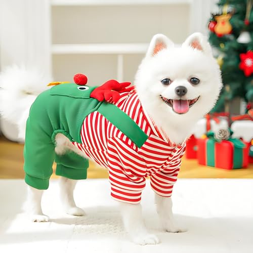 Disfraz Navideño para Perro Pezluxe Verde Small miniatura 7