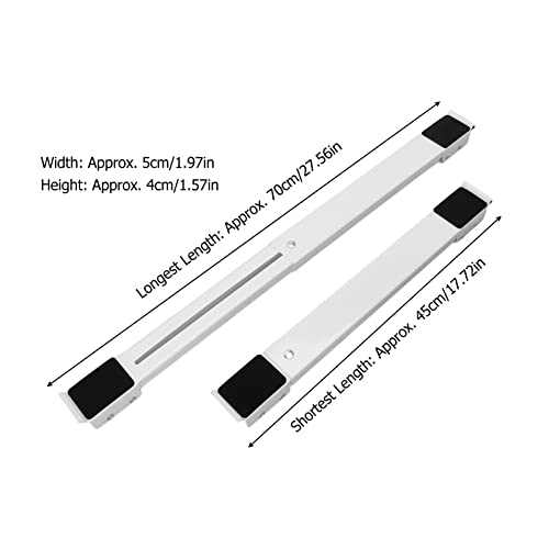 Suporte de Eletrodomésticos Extensível, Rolo de Eletrodomésticos de Náilon 70 Cm Máximo 300 Kg Capac