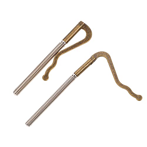 Healvian Wallet Money Clip Spring Steel 2 Pack Metal Spring Banknote Clip Money Holder for Cash Credit Card Holder Compact Size