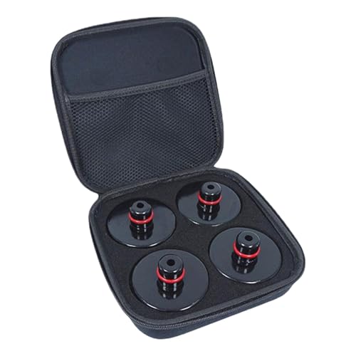 Generic 4 peças de almofadas de macaco de carro com estojo de armazenamento e protetores de ponto de elevação para 3 acessórios automotivos XSY de borracha de