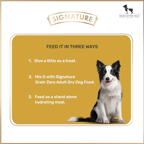 Signature-Grain-Zero-Chicken-Chunks-in-Gravy-Wet-Food-for-Adult-Senior-Dogs-150-gm-Pack-of-5