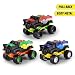 Dickie Toys - Metal Monster Gator Auto (15 cm) - Krokodil-Monstertruck ab 3 Jahre, Spielzeugauto für Kinder mit Rückzug, Federung & Gummireifen (3-Fach Sortiert, zufällige Auswahl)