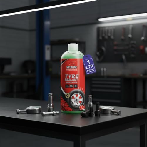 Image of Tubeless Tyre Sealant 500ML | Anti Punture Liquid Solution for Bike, Car, Scooty, Truck | Oil Based Auto Puncture Repair Liquid Tire Sealant (500ML)