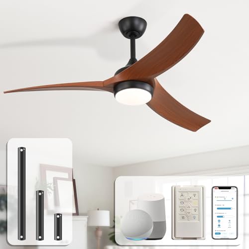 Sofucor 52 Inch Smart Ceiling Fan, Outdoor Ceiling Fans with