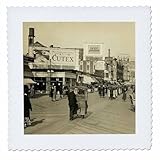 Square dimensions (in inches): 12 L x 12 W, image dimensions (in inches): 10 L x 10 W 100% poloyester; image is soft to touch. Made in USA Edges have pinking shear cut Image will not fade with washing. Image not a transfer, part of material