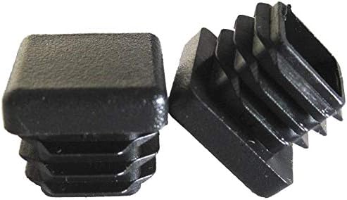 OGC (10 Pack) - 1 Inch Square Tubing for Plastic Plug Cap Cover Tube Durable Chair Glide Insert Finishing Plugs