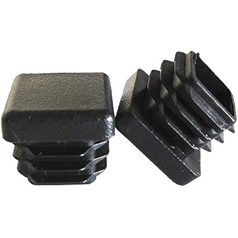 OGC (10 Pack) - 1 Inch Square Tubing for Plastic Plug Cap Cover Tube Durable Chair Glide Insert Finishing Plugs Cover