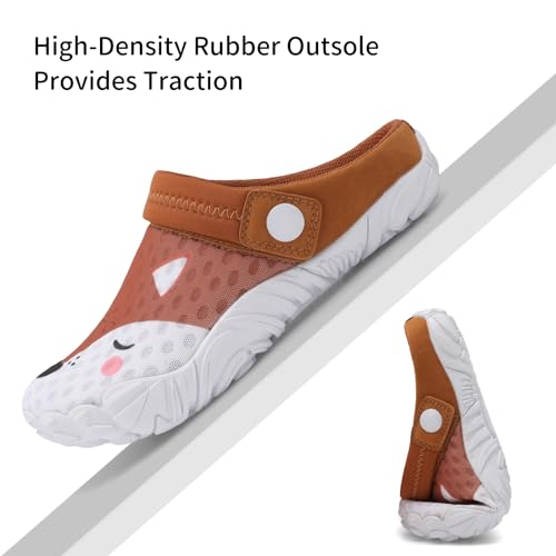 Besroad Outdoor Beach Water Shoes Athletic Swimming Sandals House Slippers For Kids Girls Boys Fox 13.5 Little Kid thumb #5