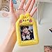 EUBUY Plush Keychain,Cute Plush Photo Card Holder Plush Card Holder Keychain Kitten Photocard Holder with Keychain Soft Fluffy Id Bank Credit Card Holder Protector Stationery, Medium, Pink